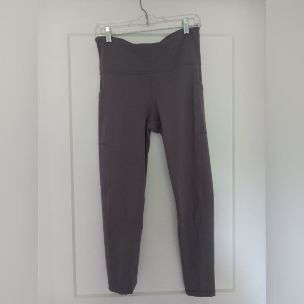 Ideology Gray Leggings Outside Pockets Good Condition High Rise Medium